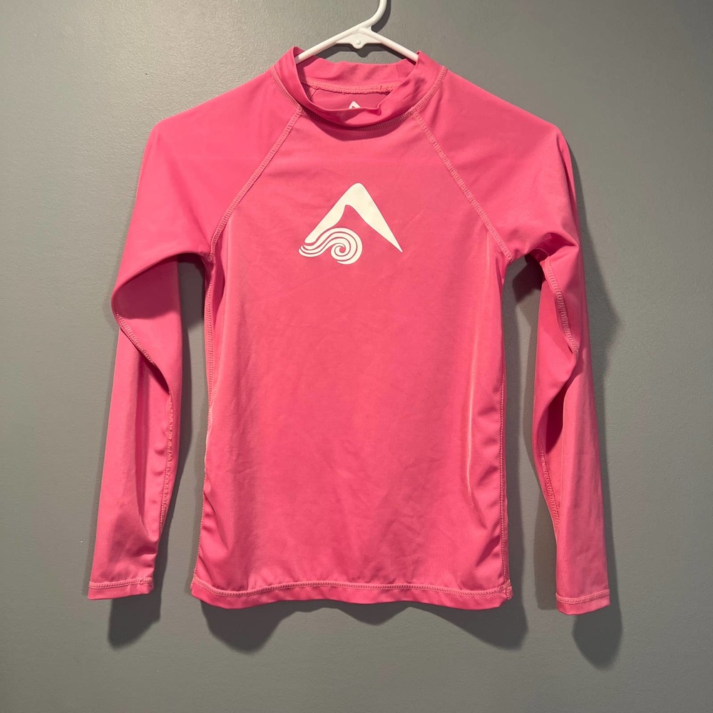 * Girls Kanu UPF 50+ Skin Protection Swim Dive Surf Rashguard Top